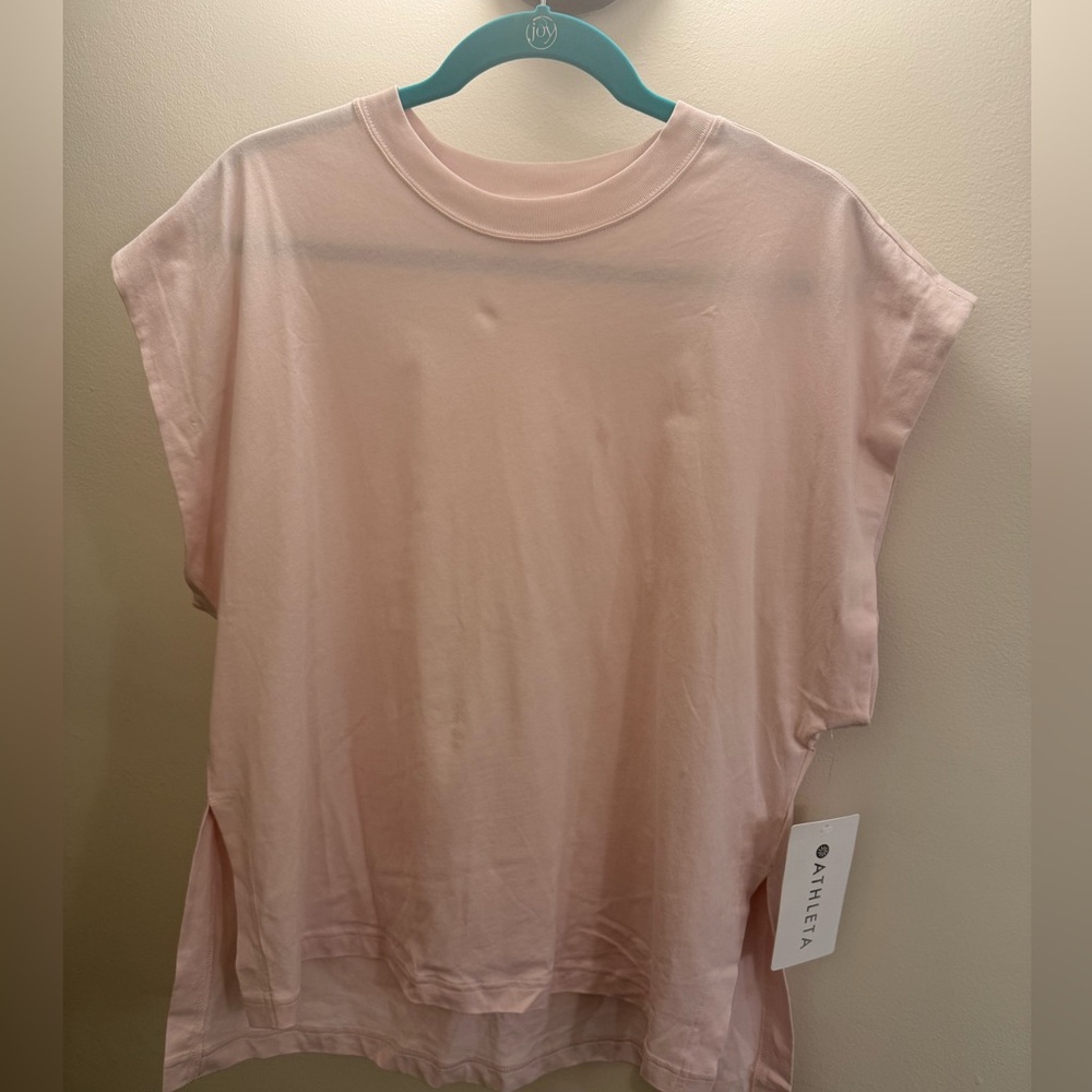 NWT Athleta true cotton oversized Tee- Small
